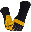 Welding Gloves 16 Inches 932℉ Fire/Heat Resistant Leather Welding Gloves For Mig, Tig, Stick, Forge