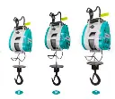 High Speed 160/230/360/500 Kg Portable Suspension operates on both 110V-120V and 200V-240V Small Mini Wire Rope Electric Winch Hoist