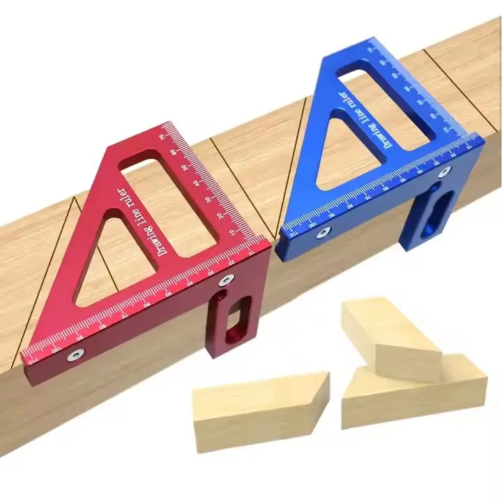 Precision Aluminum Alloy Woodworking Square Ruler