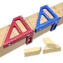 Precision Aluminum Alloy Woodworking Square Ruler