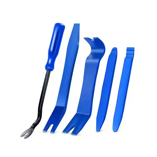 5pcs Car Interior Removal Tool Kit, No Scratch Pry Tool Kit for Removing Door Cleats And Audio Dashboard