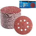 S SATC 72/150 PCS 5 Inch 8 Hole Hook and Loop Adhesive Sanding Discs Sandpaper for Random Orbital Sander 
