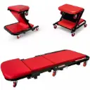 Portable Adjustable Dual-purpose Z Shape Car Creeper for Workshop /Garage Car Repair Creeper Folding Car Creeper Seater
