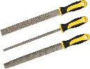 3PCS 8" Wood Rasp File/Metal File Set, Includes Flat/Half-Round/Round,Work for Metal, Wood and More