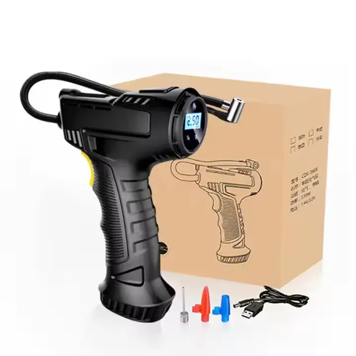 Wireless Handheld Inflation Car Tyre Pump 12V Air Compressor Car Electric Air Pump Mini Portable Air Pump for Car Tires 