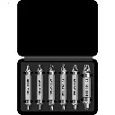 6 PCS HSS Damaged Screw Extractor Drill Stripped Screw Extractor Remover Set Double Ended Broken Screw Bolt Demolition Tools