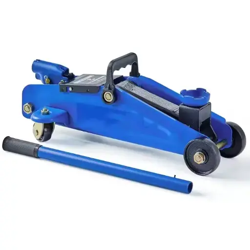 [275-AL-10] Floor Jack, Hydraulic Portable Car Jack, 2 Ton (3,800 lb) Capacity, Blue