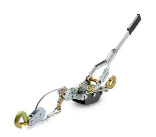 CE Wire Rope Hand Pulling Ratchet Cable Puller, Manual Ratchet Cable Winch Puller