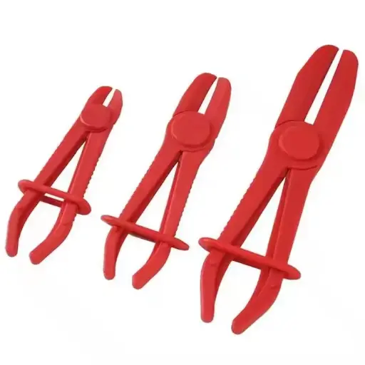 3Pcs Hose Pinch Off Pliers Set Straight or 90 Angle Pliers for Brake, Fuel & Coolant Hoses