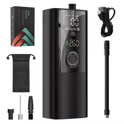[275-BN-10] Wireless Electric Portable Rechargeable Car Air Compressor Pump Digital Tire Inflator 12V ABS Universal 