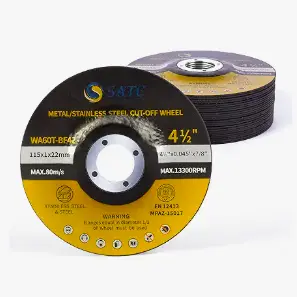 #2 Palletized Bundle - S SATC Cut-Off Wheels, Angle Grinder Thin Cutting Discs, Depressed Center, Aluminium Oxide Grits, General Purpose Metal & Stainless Steel, 13,300RPM and 80m/s 