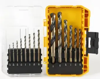 [654-DA-50] Drill Bit Set, 14-Piece, 135 Degree Split Point, For Plastic, Wood and Metal